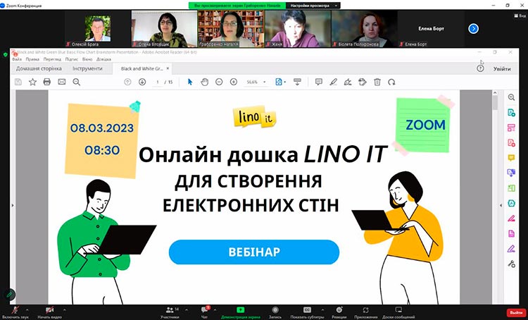 Онлайн дошка Linoit для створення електронних стін